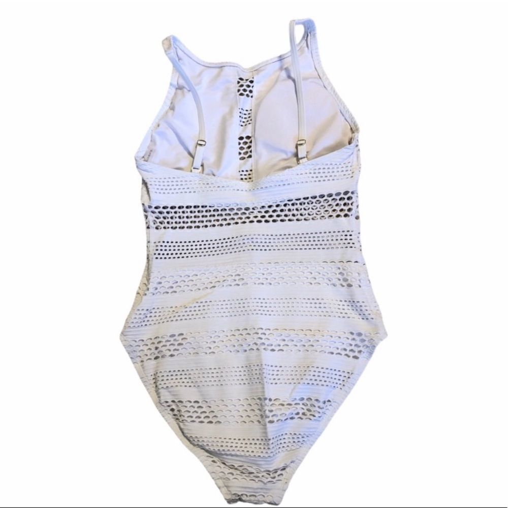 White One Piece Swimsuit 8 - Picture 2 of 2